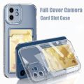 itel RS4 2024 Phone Case For itel RS4 itelRS4 R S4 RS 4 Transparent Card Holder Camera Lens Protection Fashion Shockproof Silicone Square TPU Soft Clear Casing Back Cover. 