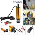 30L/M Dc 12v Submersible Water Pump - Bottle Pump - 12v Immersed Fuel Oil & Water Bottle Pump - Mini Stainless Steel Submersible Pump Water Oil Fuel Transfer Pump. 