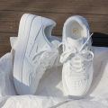 Board shoes women's 2021 new spring little white shoes Air Force One flat athleisure shoes women's instide. 