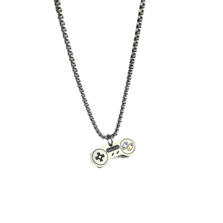 Cross-border%20European%20and%20American%20hip-hop%20titanium%20steel%20necklace%20men's%20tide%20versatile%20pendant%20retro%20personality%20accessories%20women's%20long%20sweater%20chain%20pendant%20-%20Image%205