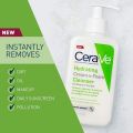 CeraVe Hydrating Cream-to-Foam Facial Cleanser with Hyaluronic Acid for Normal to Dry Skin 355 ml.