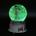 Globe snow LED musical Lovers Shape Lamp Light Music Box Nightlight Office Ornament Home Decor.