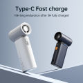 For JISULIFE Mini Portable Fan Life 9 With 5 Gears Strong Wind 3600mAh Handheld Small Fan USB Rechargeable Personal Fans. 