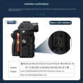 Micro USB Tether Camera Cable for Sony A7R3 A7R2 A7M3 A7M2 A6400 Camera Connect to Computer high speed cable.