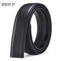 HIDUP Good Quality Real Genuine Leather Automatic Model Belt for Men Blue Colour Strap Only Without Buckle 3.5cm Width LUWJ17.