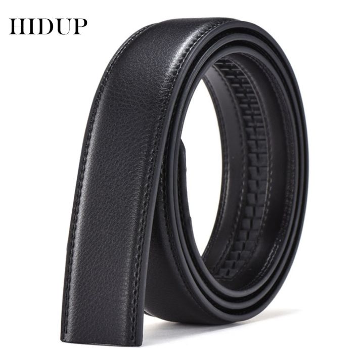 HIDUP%20Good%20Quality%20Real%20Genuine%20Leather%20Automatic%20Model%20Belt%20for%20Men%20Blue%20Colour%20Strap%20Only%20Without%20Buckle%203.5cm%20Width%20LUWJ17%20-%20Image%202