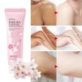 LAIKOU JAPAN SAKURA UNDERARM WHITENING CREAM BODY LOTION ARMPIT LIGHTEN DARK SPOTS -30G. 