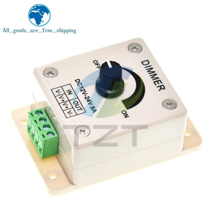 Voltage Regulator DC-DC Voltage Stabilizer 8A Power Supply Adjustable Speed Controller DC 12V LED Dimmer 12 V