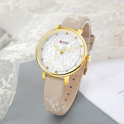 Curren 9046 Fashion Ladies Watches Luxury Stainless Steel Analog Watch ...