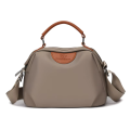 New Portable Nylon Cloth with Cowhide Shoulder Bag. 