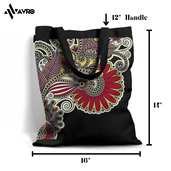 Avro%20Premium%20Tote%20Bag%20For%20Women%20-%20Henna%20-%20Black%20(%20Secure%20by%20zipper,%20Inner%20%20zipper%20pocket)%20-%20Tote%20bag%20for%20girls%20-%20Canvas%20bag%20for%20women%20-%20Image%202