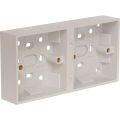 2 Gang MK Moulded Pvc Box. 