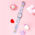 New Children's Watch Cute Unicorn Pattern Quartz Watch Colorful Plastic Belt Boys and Girls Watch watch.