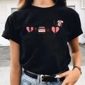Nutella Kawaii Print Women T Shirt Girl 90s Harajuku Ullzang Fashion T-shirt Korean Style Top Tees Female. 