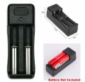 3.7V double Battery  Charger For 3.7V 14500 Li-ion Rechargeable Battery. 