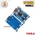 TP4056 Type-c USB 5V 1A 18650 Lithium Battery Charger Module - Equipped with Dual Protection Functions for Safe Charging. 