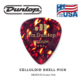 Dunlop 483-05MD Celluloid, Shell, Medium Guitar Pick Made in USA.