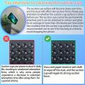 Silicone Suction Phone Holder Mat Multifunctional Suction Cup Wall Stand Square Anti-Slip Single-Sided Case Mount Back Sticker.