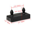 Bed Slat Plastic Holders Caps Fixings Centre Ends Middle 2 Pins Sides Replacement 55mm Black.