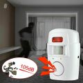Wireless Sensor Motion Pir Alarm With 2 Remote Controls Shed Garage Home Caravan.