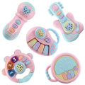 Baby Toy Rattle Can Bite 0-1 Years Old 1 2 Educational Boys 5, 7, 80, 90 Weeks 6 to 12 Months 3 Baby Girls. 