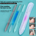Glass Cuticle Pusher Nail File Double Sided Crystal Nail Tool Cuticle Remover SUPER BABY.