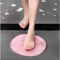 Silicone Rub Back Brush Bathroom Non-slip Wash Foot Pad Massage Shower Mat with Sucker Bath Massage Foot Exfoliating Brush Pad Bathroom Wash Foot Mat Exfoliating Dead Skin _Jess Gadget. 