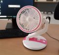 New USB Rechargeable Folding Fan With LED Light. 