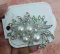 hijab pin Elegant Art Simulated Pearl Flower Brooch Pin Accessories Fashion Engagement Wedding Jewelry For Women. 