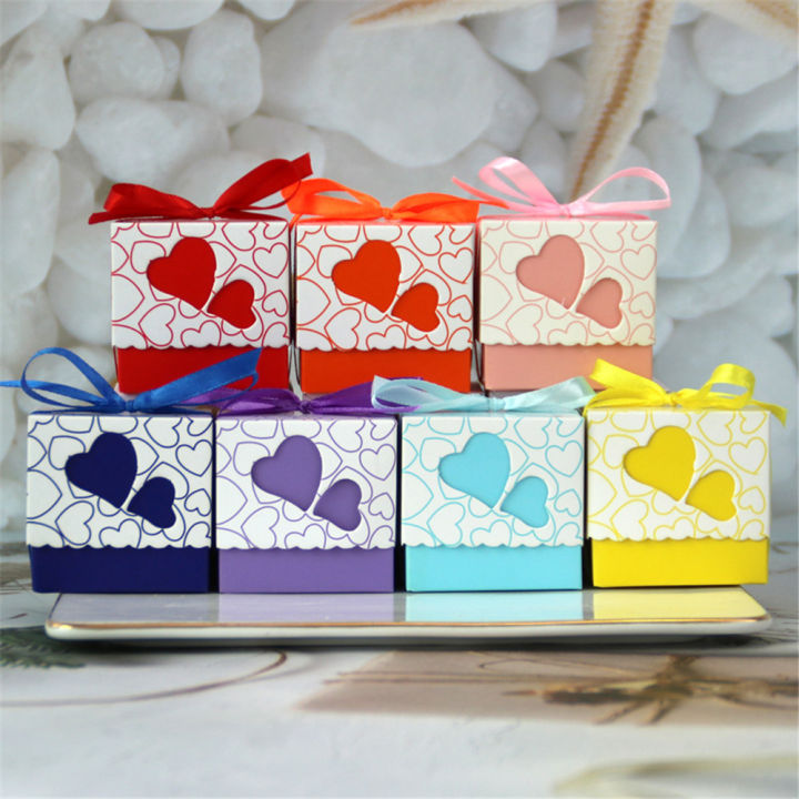New Style Heart Candy Box Party Gift Bag Box Candy Wedding Box Wedding Birthday Packaging Box Gift Box
