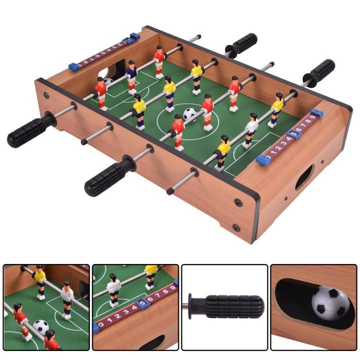 Soccer game table, metal foosball table football covered