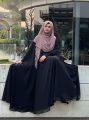 Abaya E Mohona 400+ for Women - Premium Cherry Georgette Dubai Outwear. 