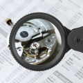 Portable Handheld Folding Pocket Magnifier 30X Metal Mini Loupe Jewellery Identification Loupe Magnifying Glass for Reading Gift.