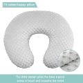 Minky Nursing Pillow Cover, Breastfeeding Pillow Positioner Slipcover Fits for Baby Boy Girl Support Removable Cover. 