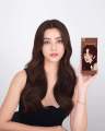 Brunette Kota Cosmetics Hair Color.