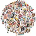 10/25/50/100pcs Anime Luffy One Piece Stickers for Laptop Skateboard Guitar Notebook Suitcase Waterproof Sticker Decal Kid Toy.