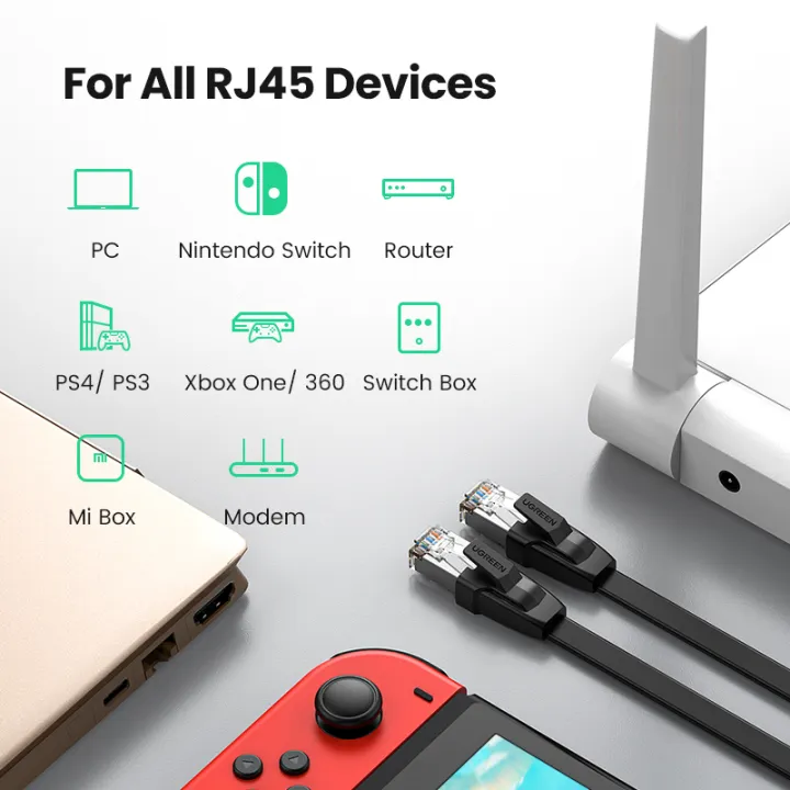 UGREEN%20Cat8%20Ethernet%20Cable%2040Gbps%20RJ%2045%20Network%20Cable%20Lan%20RJ45%20Patch%20Cord%20for%20PS4%20Laptop%20PC%20PS%204%20Router%20Cat%208%20Cable%20Ethernet%20-%20Image%204