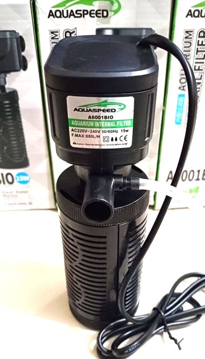 AQUASPEED%20AQUARIUM%20INTERNAL%20FILTER%20A6001BIO%20AC220V-240V%2050/60Hz%2015w%20F.MAX%20:%20880L/H%20Authentic%20-%20Image%204
