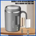 500ml Thermos Coffee Cup with Straw Stainless Steel Coffee Cup Mug with Lid Thermal Bottle for Coffee Mugs Thermal Cup Carry Mug. 