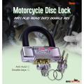 C92 Anti Hydraulic Shear Anti Theft Disk Disc Brake U Type Lock For Bike Bicycle Motorcycle Double Safety. 