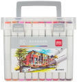 Deli E70803-80 Dual Tip Sketch Marker 80 Pcs.