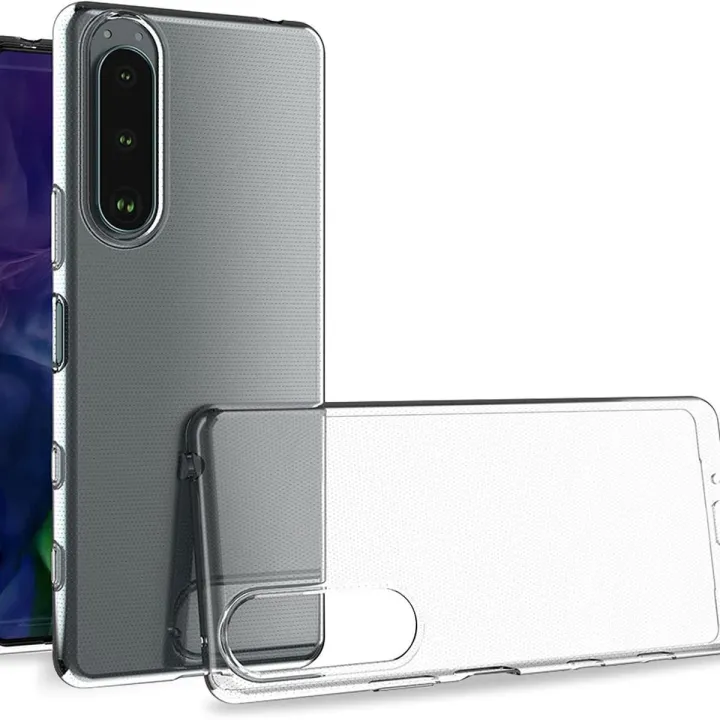 Sony Xperia 5 II ( Xperia 5 Mark II) Premium Silicone Case Crystal Clear Soft TPU Ultra-Thin Transparent Flexible Mobile Phone Back Cover