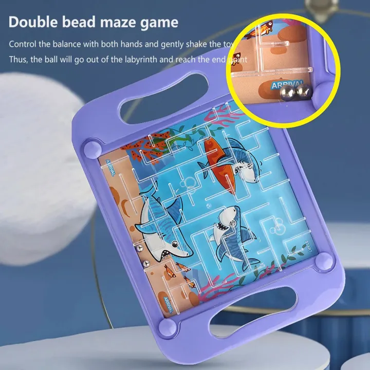 Maze%20Puzzle%20Double%20Balance%20Ball%20Board%20Game%20For%20Kids%20Brain%20Game%20Children%203D%20Educational%20Toy%20-%20Image%202