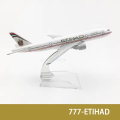 Model Aircraft Metal Replica Airplane Emirates Etihad Aviation Plane for Gift Show piece  (1:450) B777. 