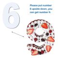 0/1/2/3/4/5/6/7/8/9 Number Cake Template/Mould Number Cake Stencils 8/10/12 Inch Birthday Numbers Template For Cakes 0052.