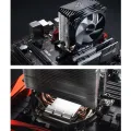 Jonsbo CR1200 CPU Cooler 2 Heat Pipe Tower RGB Colorful Light Effect 9cm Fan For Intel 1151 1700 AMD AM4 Optional LGA2011 Buckle. 