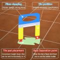 Tile Leveling System Clips 200-1000Pcs Tiles Leveler Spacers 1/1.5/2/2.5/3MM for Ceramic Tile Laying Leveling Construction Tools.