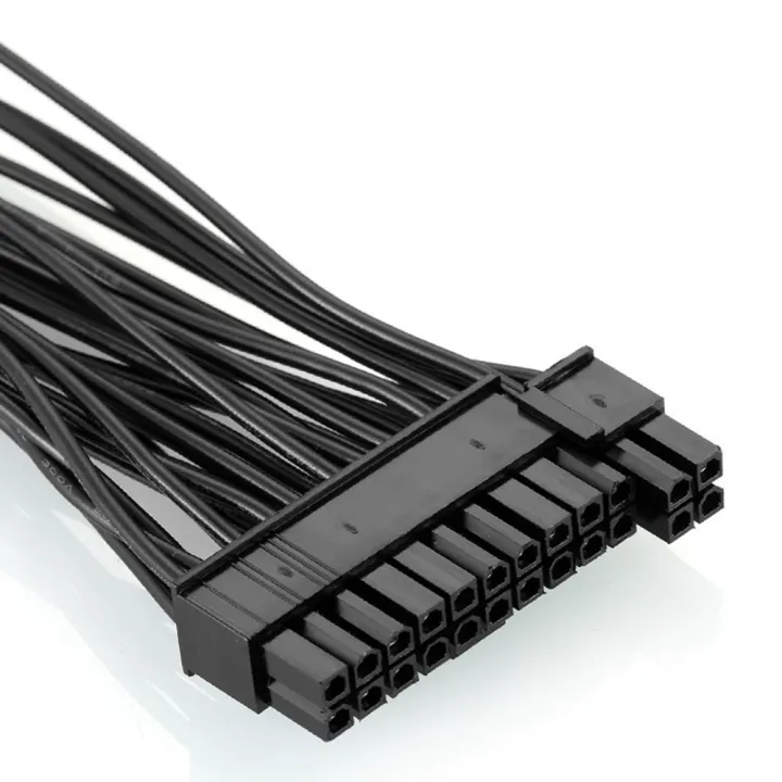 12Inch%20Dual%20PSU%20Power%20Supply%2024%20Pin%2018AWG%20Extension%20Cable,%20for%20ATX%20Motherboard,%2024%20Pin%20to%2024(20+4)%20Pin%20-%20Image%206