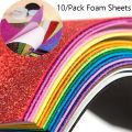 Glitter Sticker Sheed (10 Colour). 
