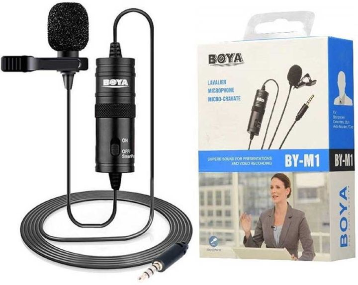 BOYA%20BY%20M1%20Microphone%20Boya%20Professional%20Microphone%20for%20Mobile%20and%20DSLR%20-%20Black%20-%20Image%204